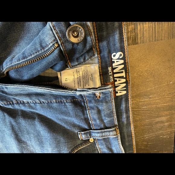 Santana size 12 blue jeans - Picture 2 of 2